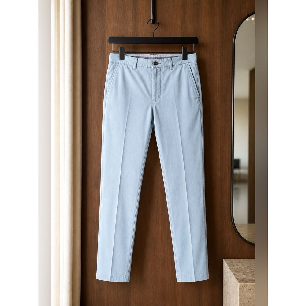 LIGHT GRAY MENS PANTS JM HAGGAR SLIM FIT/LUXURY COMFORT 32x34